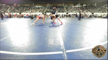 130 lbs Consi Of 8 #2 - Ransom Coulter, Lone Grove Takedown Club vs Audrey Pride, Keystone Wrestling Club