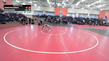 165 lbs Champ. Round 1 - Evan Baldwin, Lycoming vs Logan Williamson, RIT
