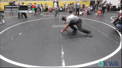 61 lbs Semifinal - Andrew Mitchell, Cowboy Wrestling Club vs Samuel Timothy, Huskey Wrestling Club