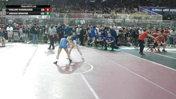 100 lbs Champ. Round 1 - Kailani Hasenauer, Sebastian River vs Aniyah Whayne, Osceola (Kissimmee)