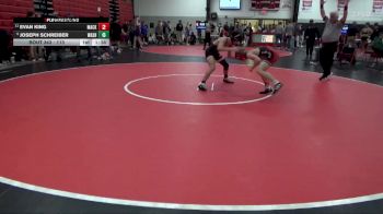 113 lbs Round 4 - Joseph Schreiber, Washington vs Evan King, Mackinaw