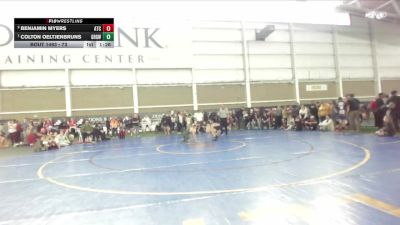 73 lbs 1st Place Match - Colton Oeltjenbruns, Green River Grapplers Wrestlin vs Benjamin Myers, Aniciete Training Club