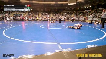 70 lbs Consi Of 8 #2 - Ellis McCain, Gentry Youth Wrestling vs Jaidyn Guzman, Mile High Wrestling Club