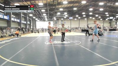160 lbs Round Of 32 - Tobin McNair, NC vs Thomas Abington, LA
