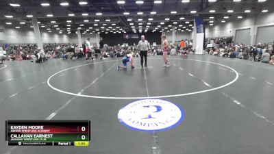 132 lbs Champ. Round 2 - Callahan Earnest, Jayhawk Wrestling Club vs Kayden Moore, Askren Wrestling Academy