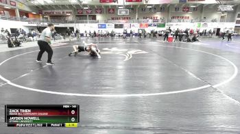 141 lbs Cons. Round 2 - Zack Tihen, Indian Hill Community College vs Jayden Nowell, Ottawa University