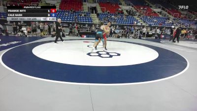 144 lbs Cons. Rd Of 32 - Frankie Nitti, IL vs Cale Nash, IA