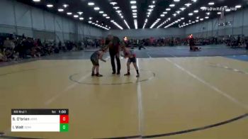 100 lbs Prelims - Sydney O'brien, Verdigris Youth Wrestling vs Irie Wait, Terminator Wrestling Academy