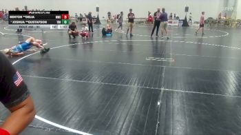 90 lbs 1st Place Match - Joshua **Gustafson, Top Rank Hammers vs Benton **Delia, Matlife Wrestling Club