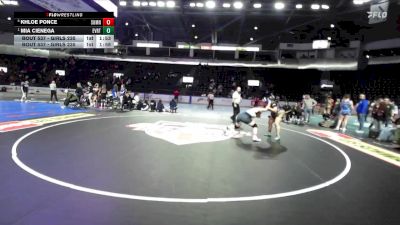 Girls 235 lbs Quarterfinal - Mia Cienega, Everett (Girls) vs Khloe Ponce, Sumner (Girls)