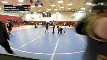 235 lbs Champ. Round 1 - Alexa Sanchez, Rancho Cotate vs Sanjana Ginjupalli, California (San Ramon)