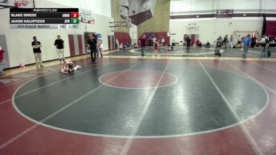 92 lbs 5th Place Match - Blake Briese, Amery Warriors vs Jaxon Haluptzok, Anoka Youth Wrestling