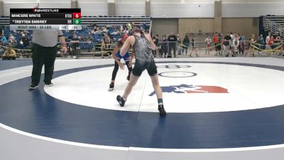 92 lbs Champ. Rd Of 32 - Mincere White, Beat The Streets Chicago-Roseland vs Treyten Embrey, Tech Fall Elite