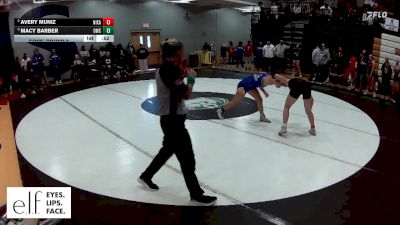 190 lbs. Cons. Round 7 - Avery Muniz, Nixa vs Macy Barber, Omaha Westside