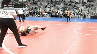 120 lbs Consi Of 4 - Riley Alcantar, FL vs Jaxten Bowler, UT