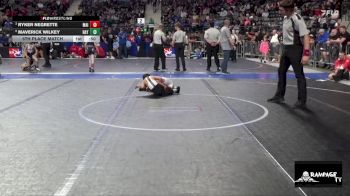 52 lbs 5th Place Match - Ryker Negrette, Maize vs Maverick Wilkey, Haysville