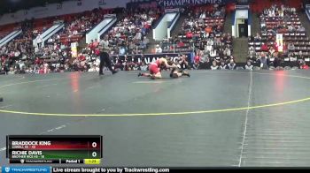 106 lbs Quarterfinals (8 Team) - Braddock King, Lowell HS vs Richie Davis, Brother Rice HS