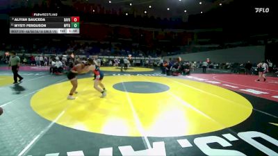 4A/3A/2A/1A Girls 170 3rd Place Match - Aliyah Sauceda, Dayton Girls vs Mysti Ferguson, Newport Girls