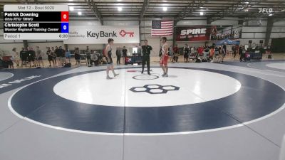 77 lbs Champ. Rd Of 64 - Patrick Downing, Ohio RTC/ TMWC vs Christopher Scott, Warrior Regional Training Center