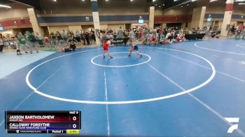 62 lbs Semifinal - Jaxson Bartholomew, Haslet WC vs Calloway Forsythe, Spring Klein Wrestling Club