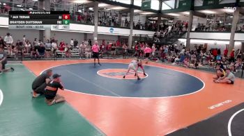 83-90 lbs Cons. Round 1 - Jax Teran, Alber Athletics vs Brayden Duitsman, Fishers Wrestling Club