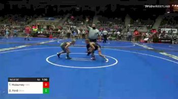 76 lbs Prelims - Taber Mcburney, Topeka Blue Thunder vs Devin Ford, Cowboy WC