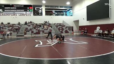 125 lbs Round 1 (16 Team) - Mason Barros-Santiago, Rio Hondo vs Joseph Garcia, Santa Ana