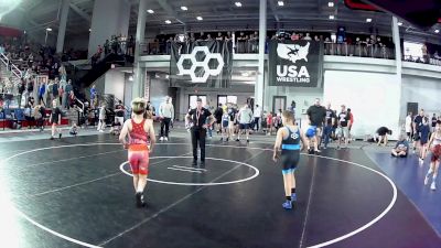 93 lbs 3rd Place Match - Roland Maddux, Invicta Wrestling Academy vs Abram Devore, Keystone Wrestling Club