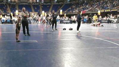 45 lbs Consy 4 - Kendyl Tackett, North East vs Mylah Doty, Wyalusing