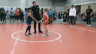 63 lbs 5th Place Match - Lincoln Myers, Dead Shot Wrestling Club vs Levi Barry, Texasports Wrestling
