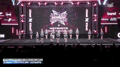 Element Athletics MKE - Hotshots [2026 L1 Junior - D2 - Small - B DAY 1] 2026 JAMfest Cheer Super Nationals