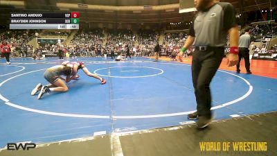 101 lbs Consi Of 8 #1 - Santino Andujo, Valiant Prep vs Brayden Johnson, Steel City Reloaded