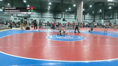 80 lbs 3rd Place Match - Odin Puckett, Great Neck Wrestling Club vs Zack Bednarczyk, Hanover Hawkeye
