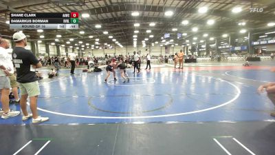 110 lbs Round Of 16 - Shane Clark, All American Wrestling Club Blue - EL vs DaMarkus Borman, Revival Jokers - EL