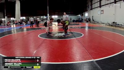 285 lbs 3rd Place Match - Herbert Billups, Heavy Hitting Hammers vs Micah Gillespie, Red Lion Wrestling Club