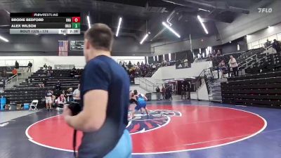 174 lbs Cons. Semi - Alex Wilson, Oklahoma City vs Brodie Bedford, Unattached