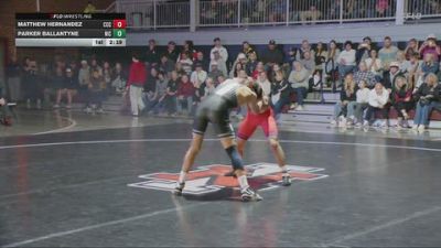 141 lbs Parker Ballantyne, North Idaho College vs Matthew Hernandez, Clackamas Community College