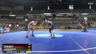 285 lbs 7th Place Match - Carter Blough, Grand Valley St. vs Tyler Doyle, Colorado Mesa