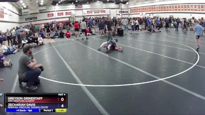 77 lbs Round 2 - Greyson Grindstaff, MWC Wrestling Academy vs Zechariah Davis, Nebraska Wrestling Training Center