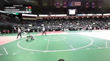 78 lbs Cons. Round 3 - Dustin Woodruff, BEASTA vs Cael French, CPWA