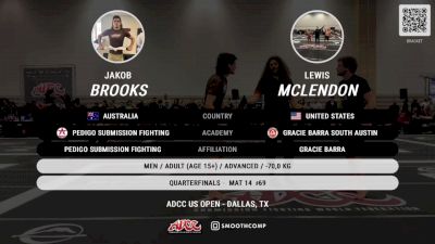 Jakob Brooks vs Lewis Mclendo 2024 ADCC Dallas Open at the USA Fit Games