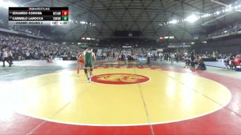 Boys 3A 190 lbs Champ. Round 2 - Eduardo Corona, Mount Tahoma vs Carmelo Larocca, Edmonds-Woodway