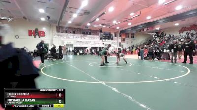 125 lbs Cons. Round 4 - Michaella Bazan, Castro Valley vs Heidy Cortez, El Toro