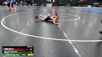126 lbs Placement Matches (16 Team) - Brenyn Delano, Columbus vs Cobe Wells, Broken Bow