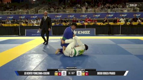 Jei Kento Yonezawa-Colvin vs Diego Souza Prado 2026 Pan Kids Jiu-Jitsu IBJJF Championship