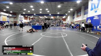 113 lbs Champ. Round 3 - Sean Willcox, St John Bosco vs Anthony Camarillo, Redwood -Visalia