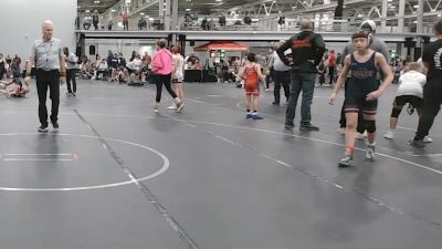 84 lbs Semis (4 Team) - Lincoln Rose, Grit Mat Club vs Austin Hausmann, Headhunters