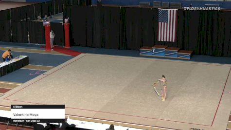 Valentina Moya - Ribbon - 2021 Rhythmic Elite Qualifier