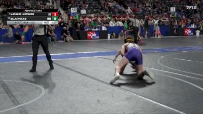 120 lbs Cons. Round 2 - Ella Hucks, Manhattan vs Natalie Lattimer, Pittsburg