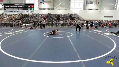 74 lbs Cons. Round 2 - Vincenzo Maldonado, Club Not Listed vs Everett Abdel-Misih, B2 Wrestling Academy